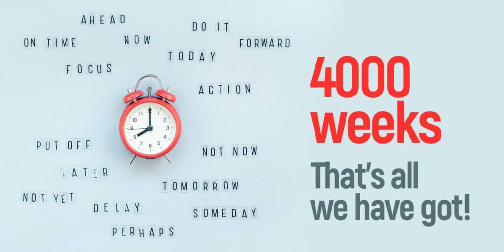 Maximize Your Time: Make the Most of the 4000 Weeks You Have Left Dr