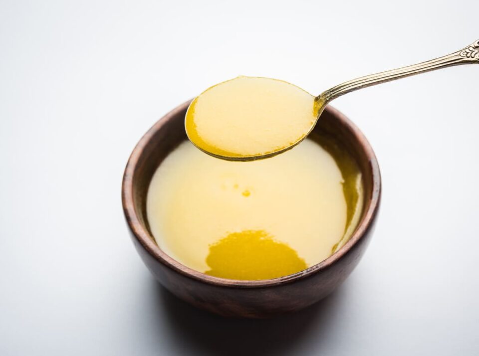 What is ghee used for in Ayurveda?